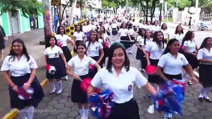 Matagalpa se viste de azul y blanco con Jornada Patria