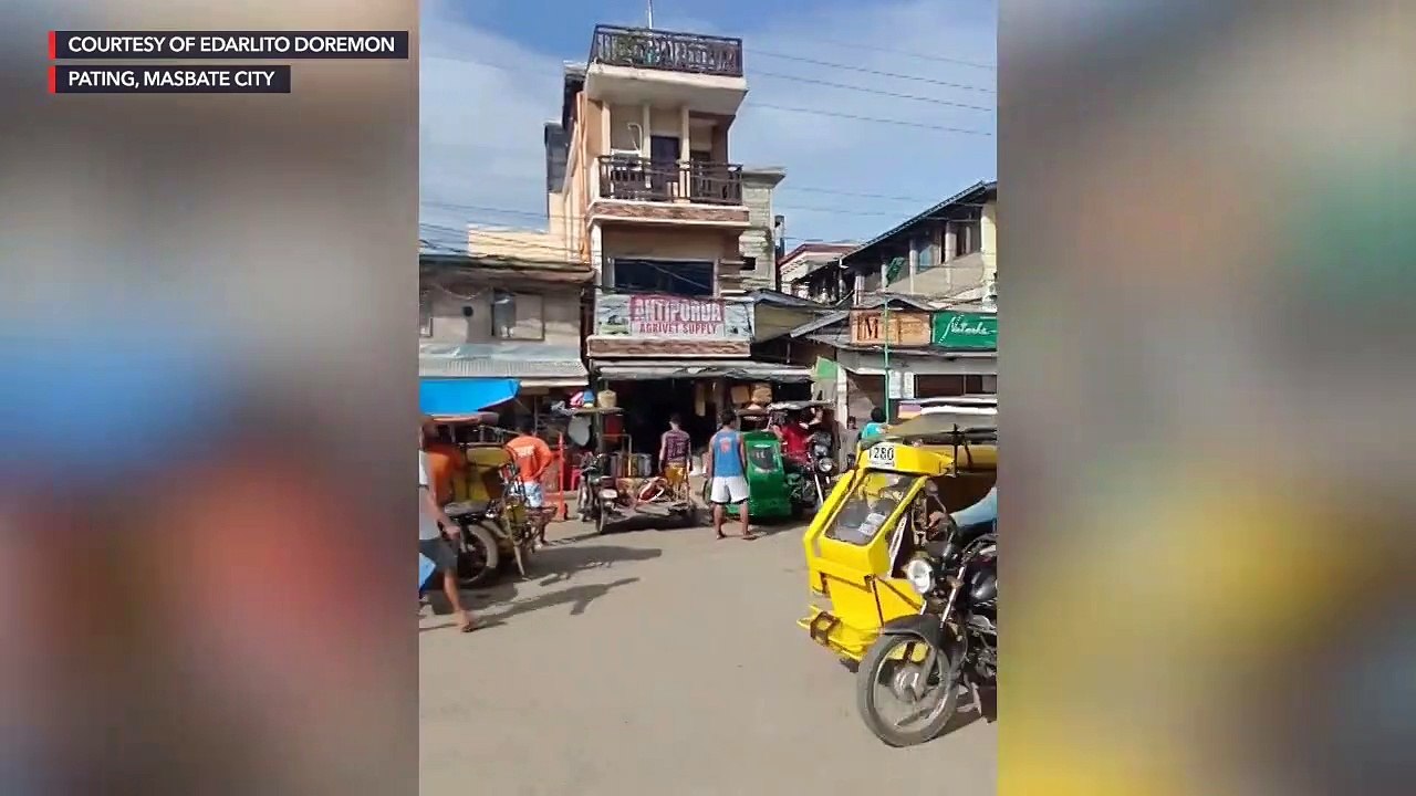 Earthquake in Masbate