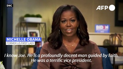 Michelle Obama opens Democratic convention as Trump aims to spoil party