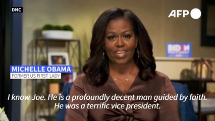 Michelle Obama opens Democratic convention as Trump aims to spoil party