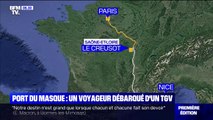 Un passager d'un TGV Paris-Nice refuse de porter un masque, la SNCF le débarque en Bourgogne