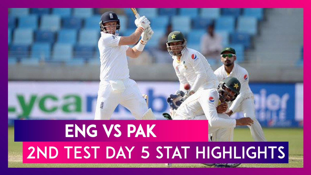 ENG vs PAK Stat Highlights 2nd Test Day 5: Rain-Hit Match Ends In A Draw