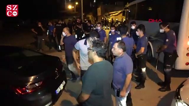 Şüpheliyi gözaltına almak isteyen polis ekibi taşlı saldırıya uğradı, bir polis yaralandı