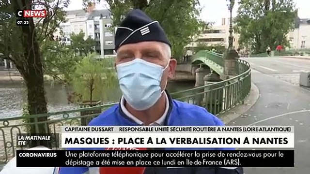 Coronavirus - A Nantes, les panneaux imposant le port du masque ont quasiment tous été saccagés ces derniers jours - Reportage
