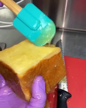 CHOCOLATE BANANA HONEY BREAD - WARM Honey Bread topped with banana, chocolate, crushed Oreos, graham cracker dust, almonds, ice cream!