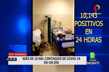 Perú registró la cifra más alta de nuevos contagios el último domingo