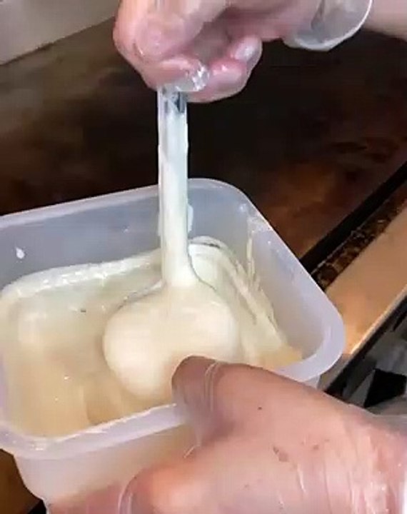 SMORES MOCHI PANCAKES!!!  FLUFF DADDY Mochi pancakes with chocolate chips, graham crackers....topped with toasted marshmallow fluff, white chocolate, chocolate drizzle, crushed graham crackers.