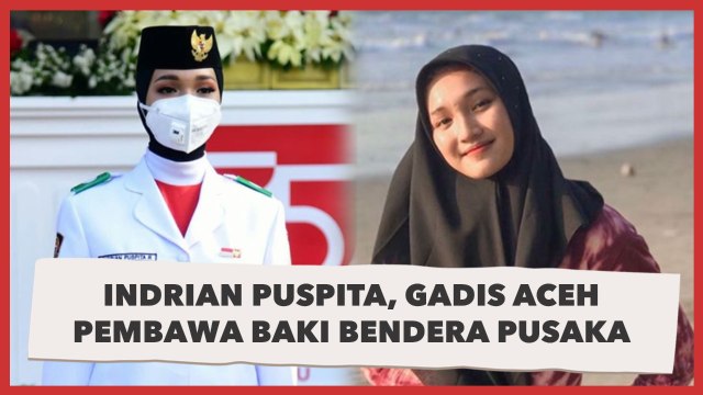 Indrian Puspita, Gadis Manis Pembawa Baki di Upacara Kemerdekaan RI