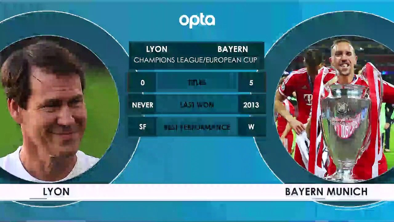 Head-to-head preview - Lyon v Bayern Munich