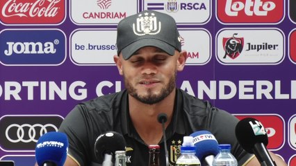 Vincent Kompany:je ne veux pas mettre l'ambition plus bas que le titre de champion de Belgique