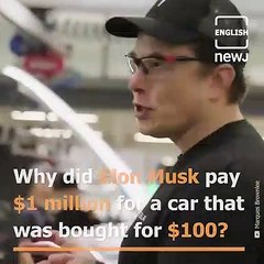 Watch why did Tesla CEO Elon Musk buy an old car for $1 million!