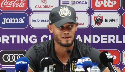 "Je ne veux pas mettre l'ambition plus bas que le titre de champion de Belgique" (Vincent Kompany)