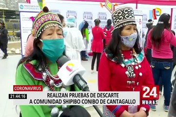 Realizan pruebas de descarte a comunidad Shipibo-conibo de Cantagallo