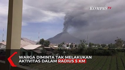 Gunung Api Sinabung Erupsi Lagi