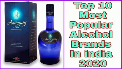 Top 10 Most Popular Alcohol Brands In India 2020