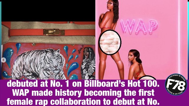 Cardi B surprises Megan Thee Stallion with a Birkin bag after their song 'WAP' debuts at No. 1 on Billboard #CardiB #MeganTheeStallion #WAP