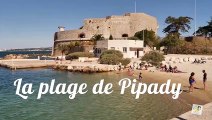 Plage de  Pipady à Toulon