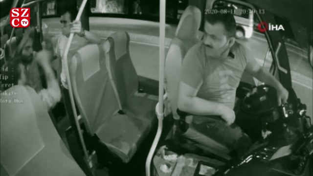 Minibüs şoförü ve mahalle bekçisi iki kişi tarafından böyle dövüldü