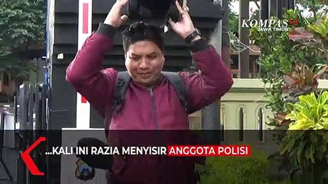 Oknum Polisi Ini Ikut Terjaring Razia Masker di Malang