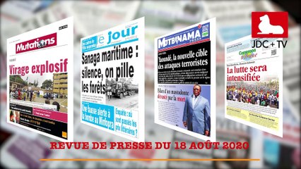 REVUE DE PRESSE CAMEROUNAISE DU 18 AOÛT 2020