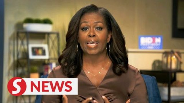 Michelle Obama presses fight for Biden with scathing attack on Trump