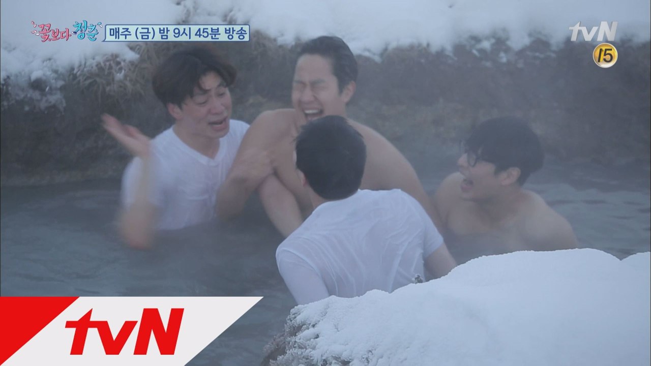 나PD 입수 미션? 꽃청춘 상의탈의 포착!