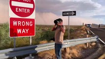 Dust Storm Rolling Across Arizona