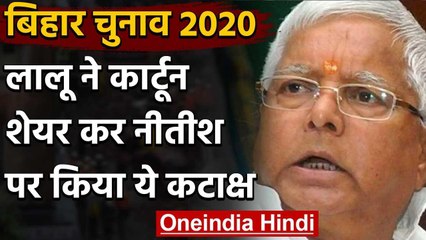 Bihar Assembly Election: लालू ने कार्टून शेयर कर नीतीश को बताया पलटू, मिला ये जवाब | वनइंडिया हिंदी