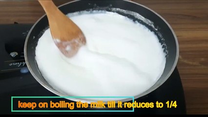 HOW TO MAKE A BASIC RABDI or RABRI - CONDENSED MILK
