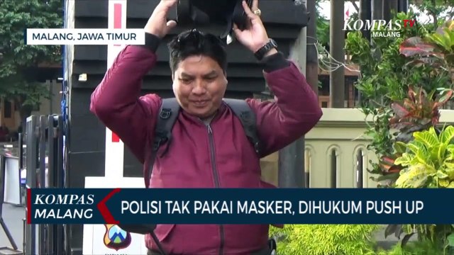 Razia Masker, Polisi Ikut Terjaring