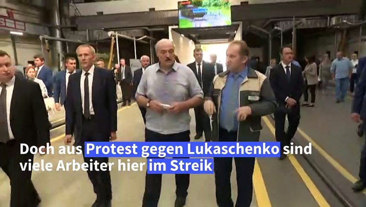 Lukaschenko reagiert dünnhäutig auf streikende Arbeiter