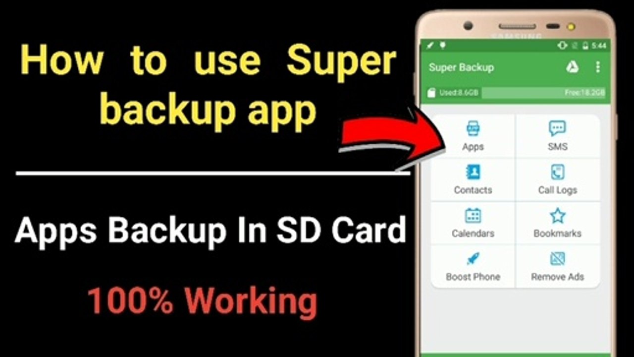 How to use super backup | how to backup android app in sd card