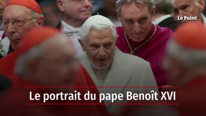 Le portrait du pape Benoît XVI