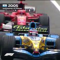Alonso ante Schumacher en el histórico circuito de Imola