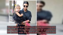Kourtney Kardashian Holds Daughter Penelope, 8, Tightly While Documenting Her Stunning Road Trip