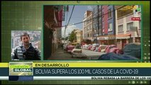 Supera Bolivia 100 mil casos de contagio de Covid-19