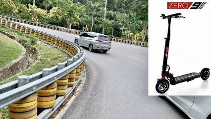 Steep Hill FAIL - ZERO 9 Electric Scooter Test