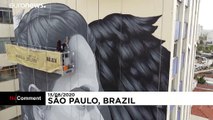 San Paolo: gli artisti dei murales sconfiggono il virus