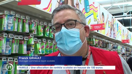 Le Journal - 18/08/2020 - Une allocation de rentrée scolaire en hausse de 100 euros