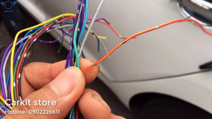 Hướng dẫn AE chi tiết đấu bộ cụp gương dùng chung,tiện ích không thể thiếu trên xe