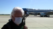 Trump departs JBA aboard Air Force One