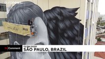 Utcaművészet magas fokon Brazíliában