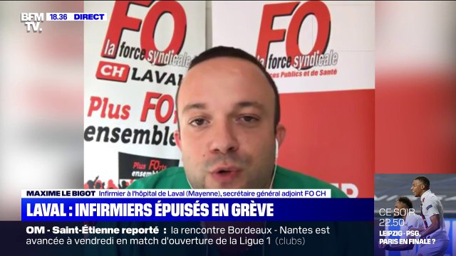 Coronavirus: des infirmiers du centre hospitalier de Laval se mettent en grève pour demander des renforts