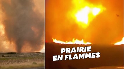 Une "tornade de feu" filmée en Californie