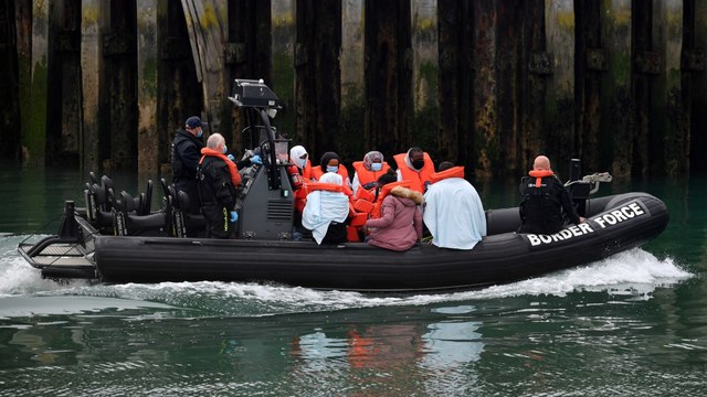 How Britons see arrival of migrants crossing English Channel