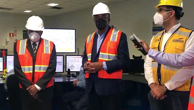 Antonio Almonte Ministro de Energía y Minas posesiona al nuevo administrador de la planta Termoeléctrica Punta Catalina, lng. Serafín Canario De La Rosa