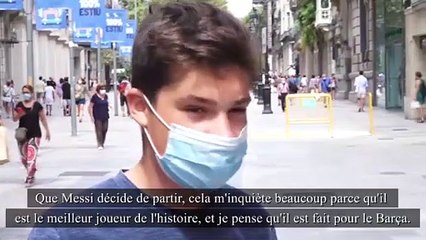 Barça - Les supporters craignent un départ de Messi