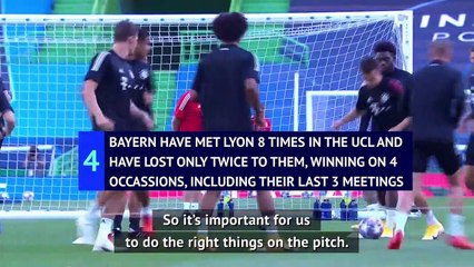 Download Video: Bayern boss Flick adamant Lyon will not be underestimated