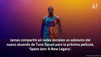 Lebron James revela las camisetas del Tune Squad de 'Space Jam'