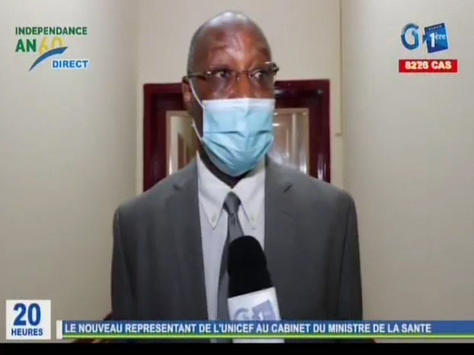 RTG / Visite du nouveau représentant de l’UNICEF au Gabon au cabinet du Ministre de la santé